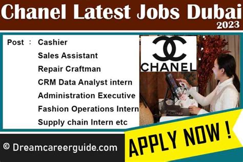 chanel bolsa de trabajo|Chanel jobs openings.